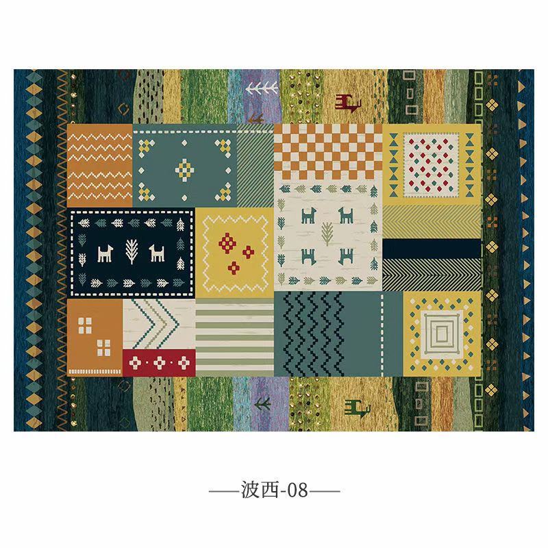 北欧风地毯地垫床边地毯入户门垫脚垫满铺客厅地毯 家用地毯地垫详情17