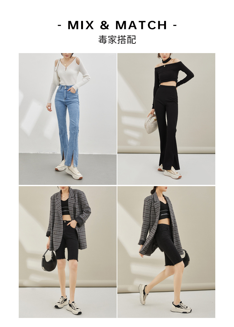 【澜柜】北海道 厚底系带帆布鞋女2022年新款网面平底小白鞋子女详情28