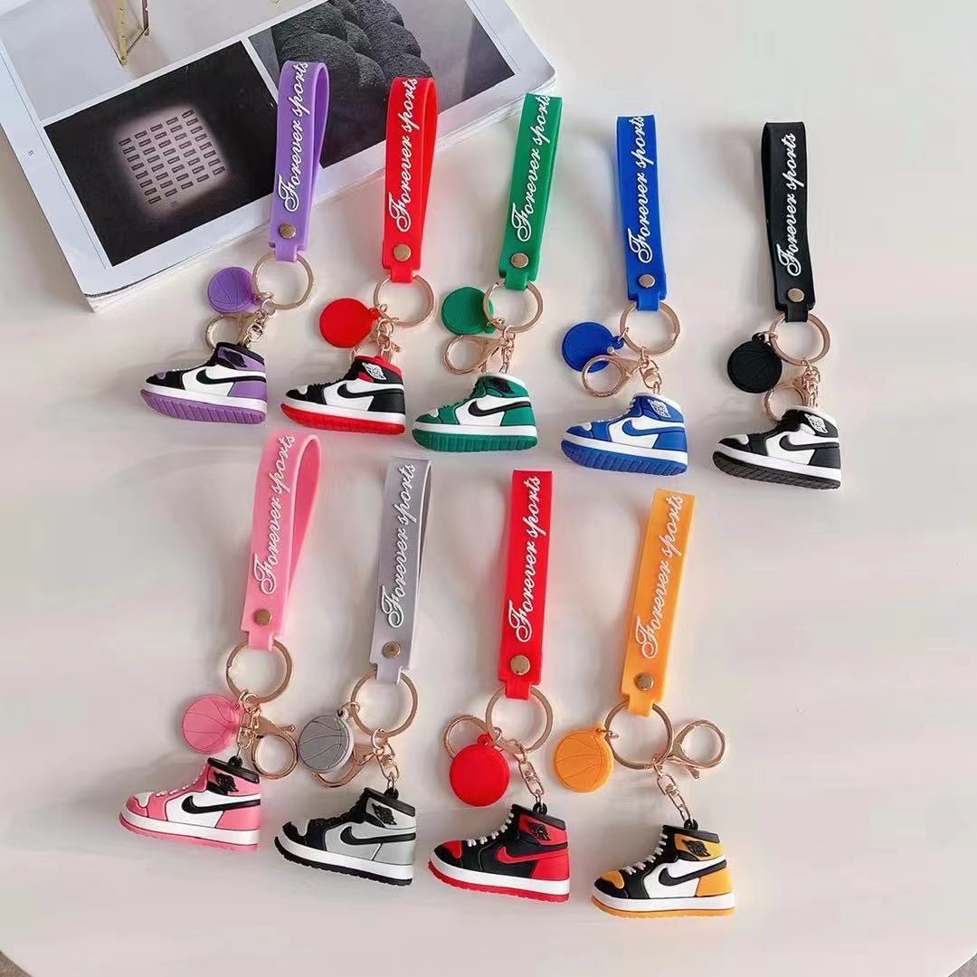 潮创意aj钥匙扣链情侣男女闺蜜礼物个性球鞋模型包挂件汽车3D立体详情1