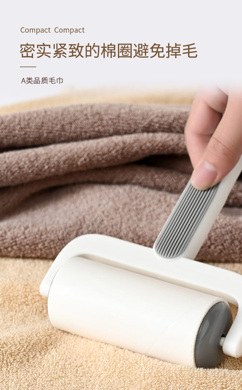 130g thickened towel, all-cotton wholesale factory, household absorbent household pure cotton, hotel 16 spiral wool, beauty salon made pic 14