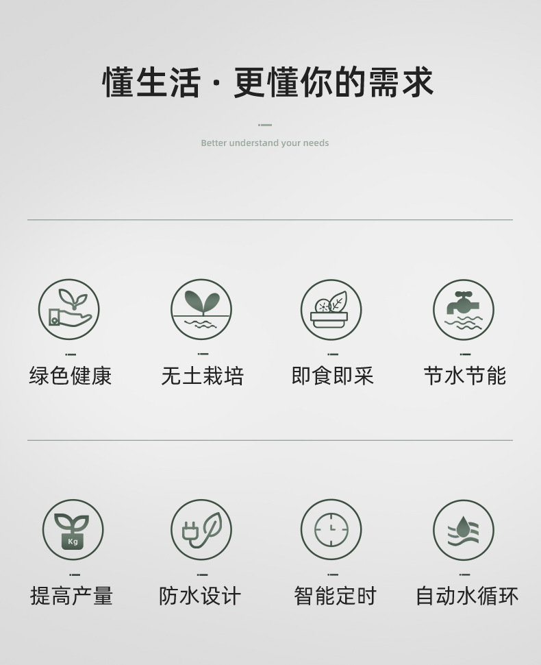 空间树垂直水培塔智能蔬菜种植机种菜立柱无土栽培设备详情2