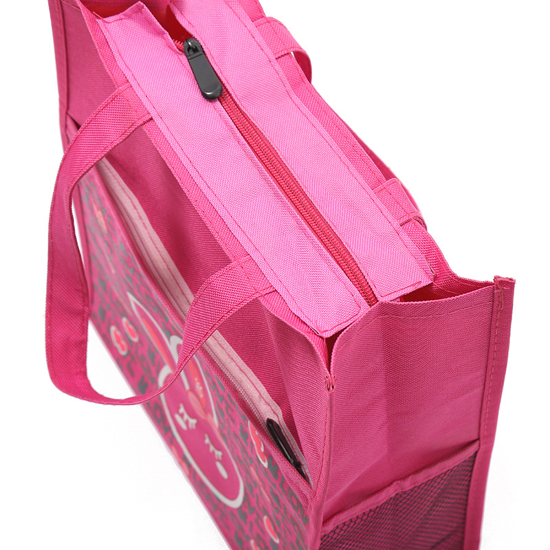 韩版新款A4补习袋学生课本手提书包袋儿童卡通美术袋手拎作业袋详情11