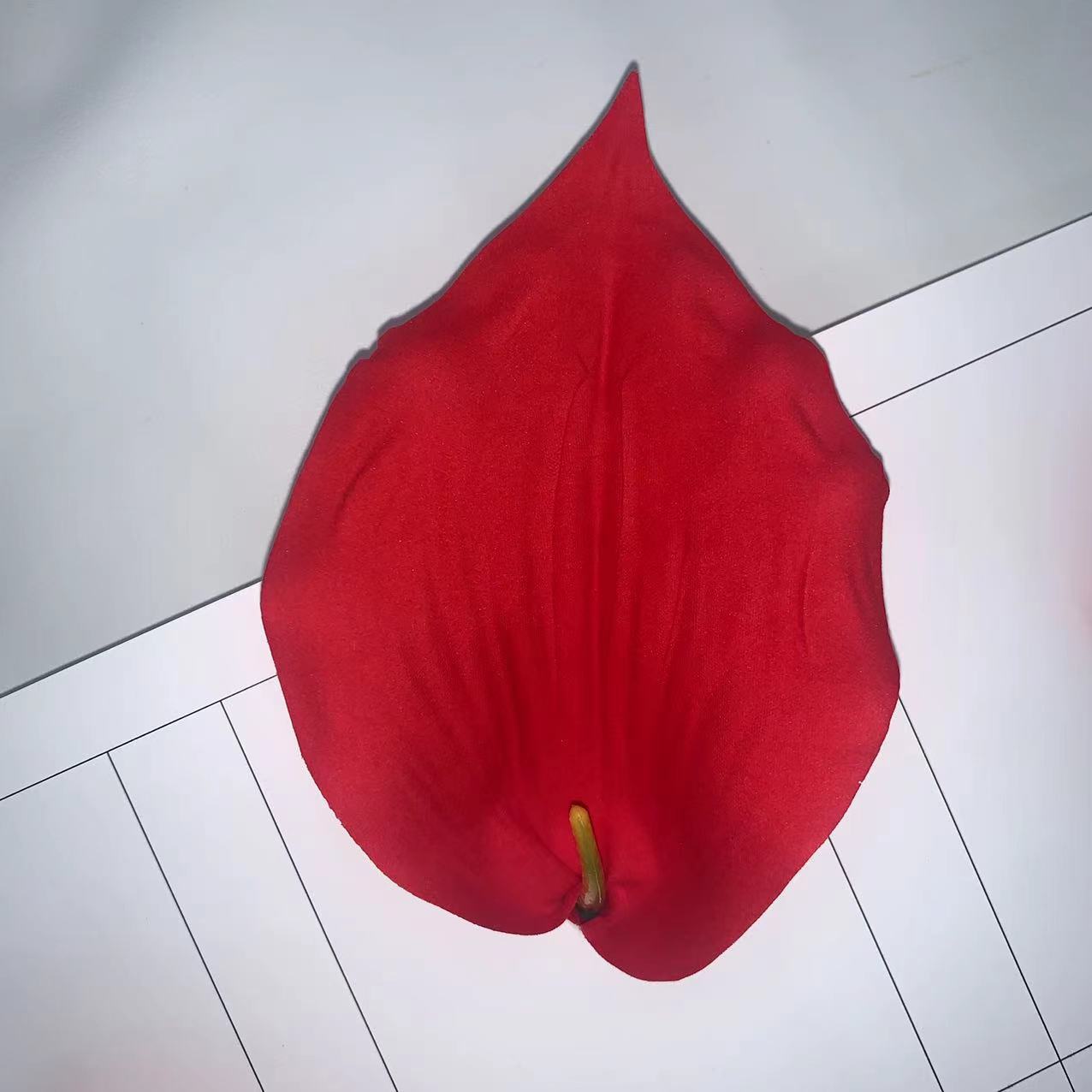 Artificial calla lilies, artificial anthuriums, cheap and beautiful flower heads for indoor landscaping and display wholesale pic 12