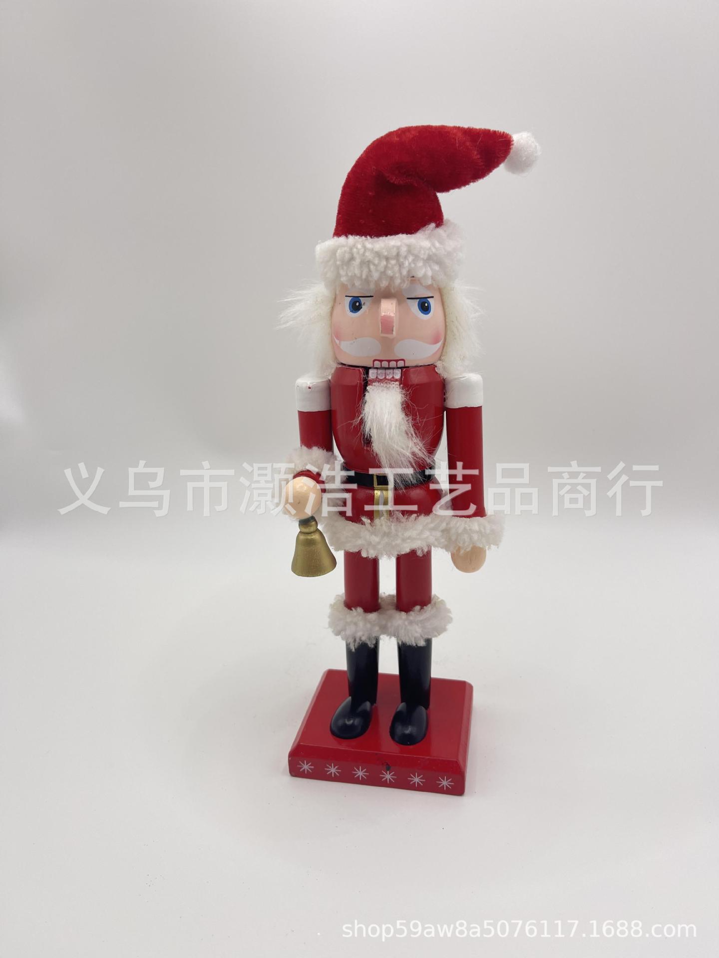 源头厂家供应圣诞节胡桃人美式仪仗队胡桃夹子木偶士兵工艺品摆件详情6