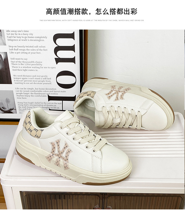 跨境小白鞋女款秋季高级感厚底轻便板鞋女百搭配裙子运动休闲鞋男详情15