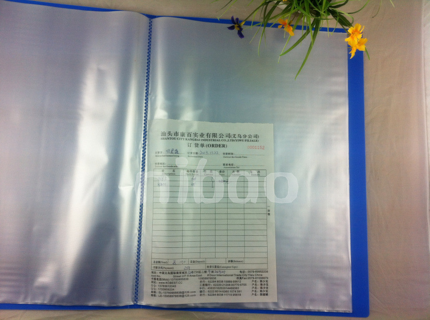 【 Factory Direct Sales 】 Kangbai Office A3503A High-end PP Document Book, folder and file Bag A3503A with A3/30 pages pic 41
