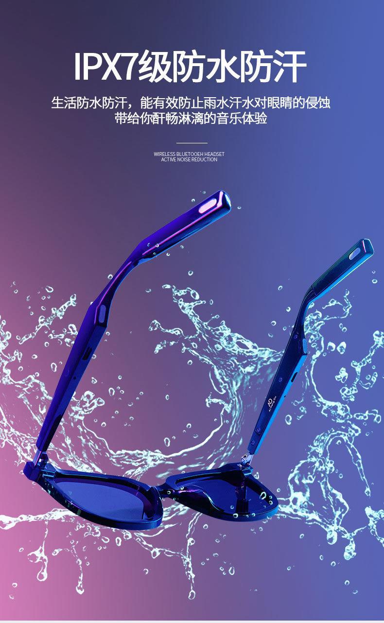 GM Bluetooth glasses, smart audio headphones, wireless music, bone conduction with myopia, suitable for Huawei, Apple and Android pic 9