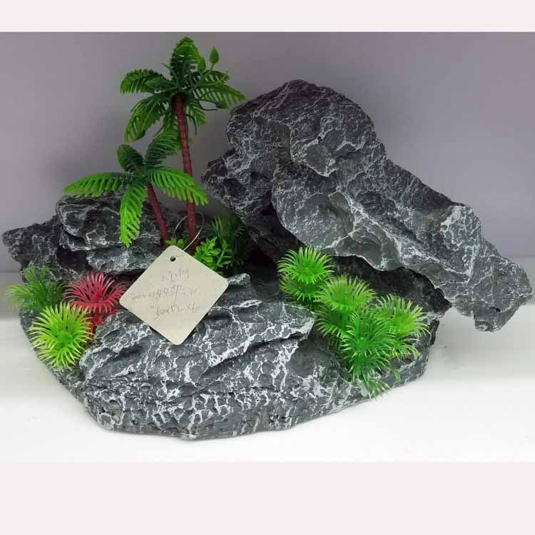 供应水族造景装饰工艺品 水族鱼缸装饰假山详情32