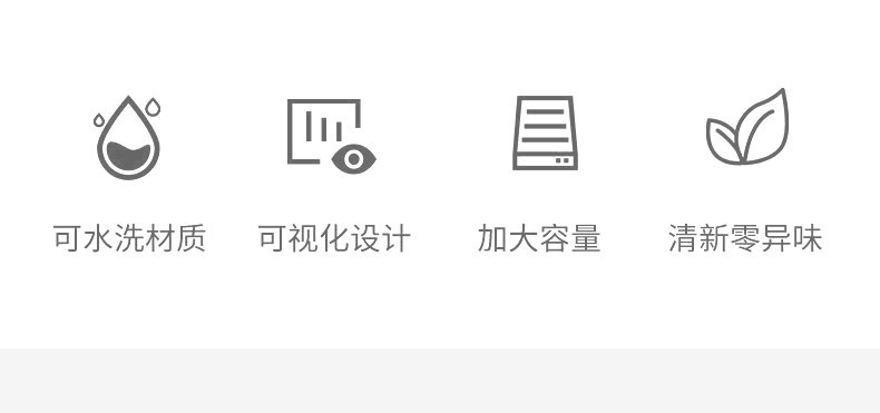 Household hand-held folding storage bags, wardrobe drawer-type compartment-type storage boxes, underwear, socks and organizing storage boxes pic 2