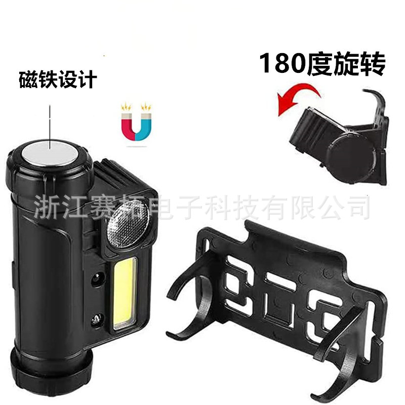 Smart sensing usb charging headlamp, strong bald head, portable night fishing lamp, night running headlamp, outdoor night fishing lamp pic 2