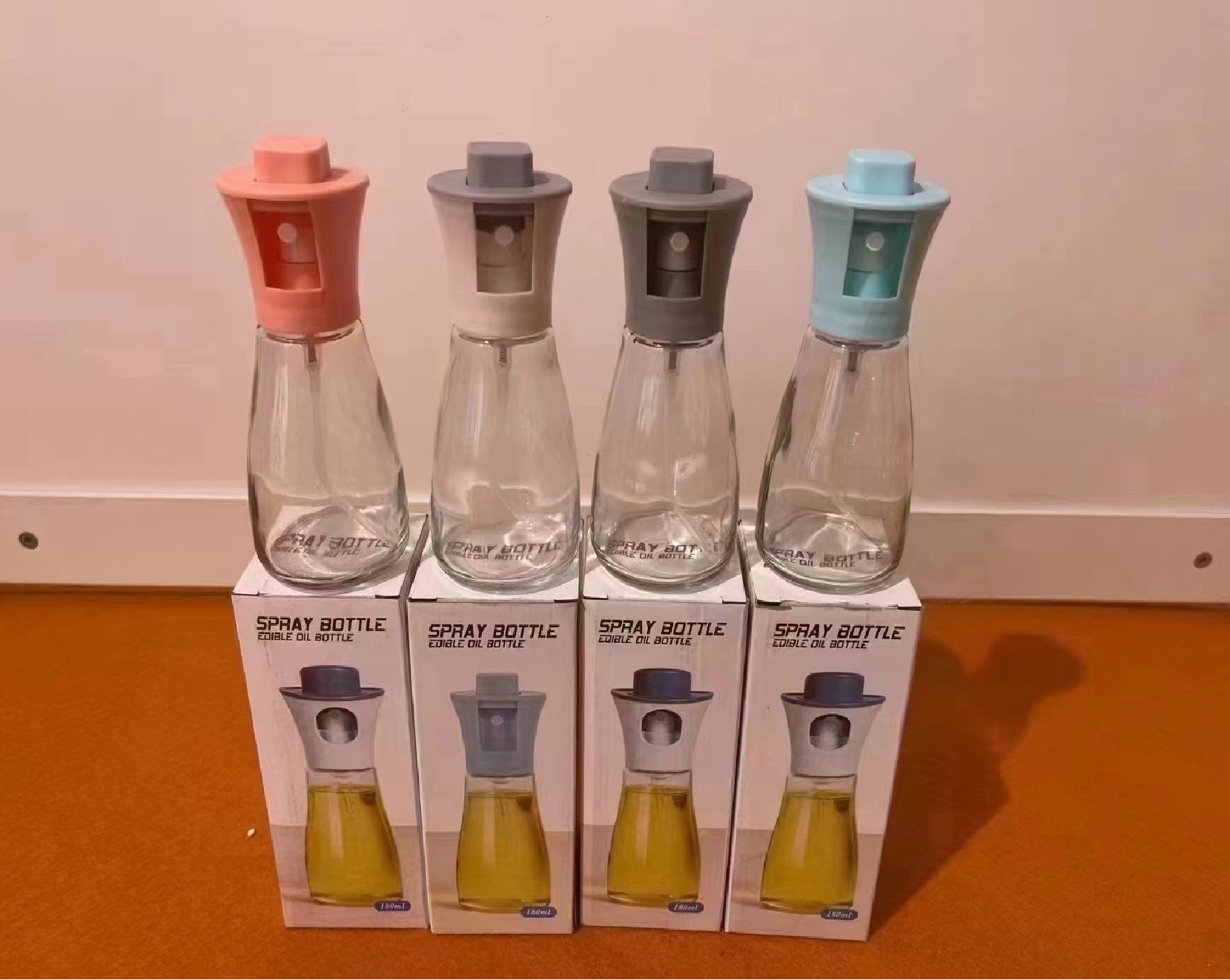 家用玻璃油壶按压式油瓶雾化控油减脂轻食雾状橄榄油油壶详情1