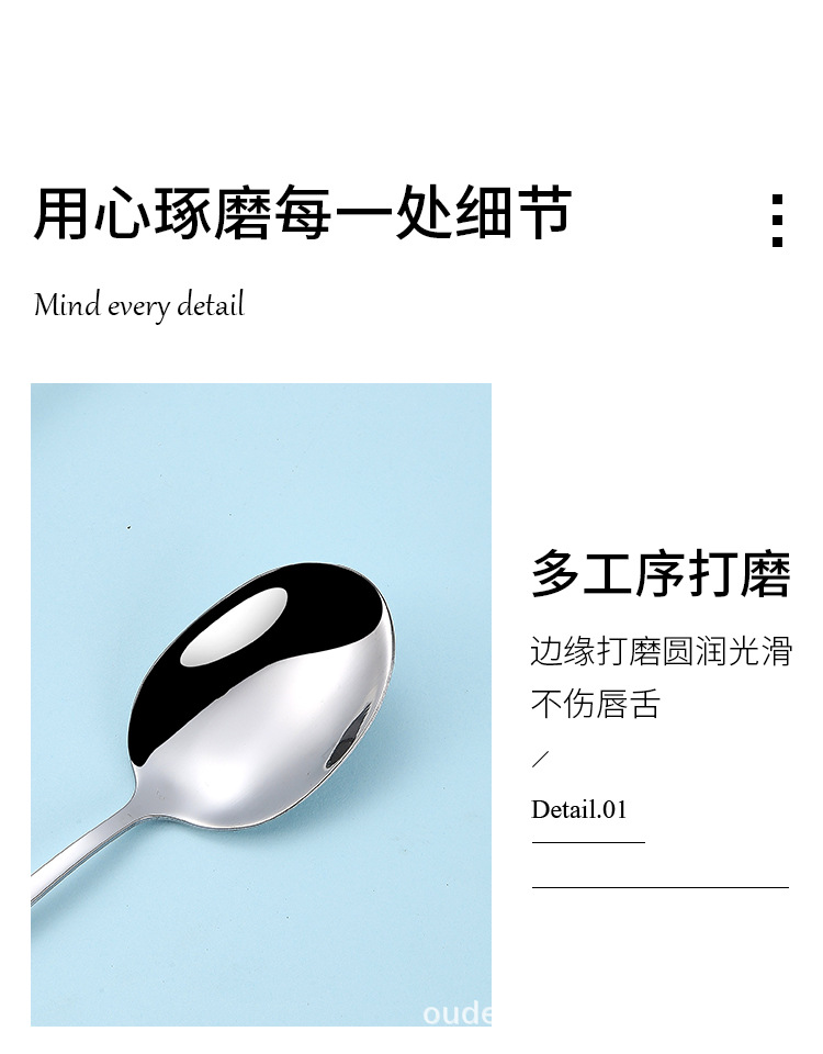 Advertising gift stainless steel tableware smiling face set, three-piece set of spoons, forks and chopsticks, customized tableware set for travel and outdoor activities pic 6