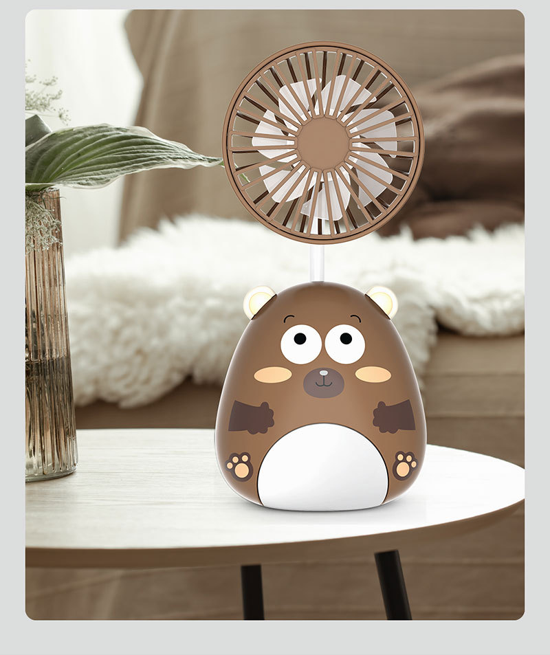 新款台式小风扇迷你桌面便携充电usb学生桌面大风力礼品厂家代发详情7