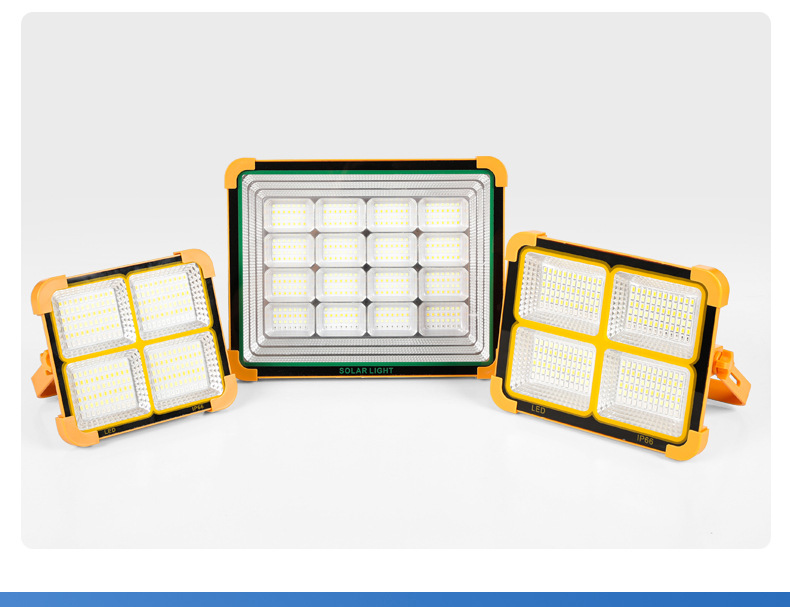 Solar-powered yellow emergency lighting lamp, fishing and camping USB charging solar lamp pic 23