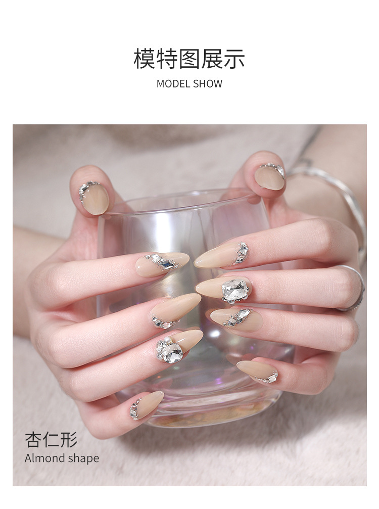 Ultra-thin, seamless, full and semi-attached, no-polishing artificial nail nail patches specially designed for nail salons pic 11
