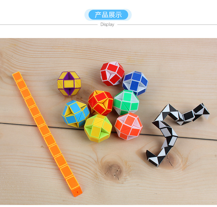 Juguetes educativos para niños cubo de rubik inteligencia 100 magic rulet toys fabricantes 24 segmentos 100 magic rulet wholesale pic 5