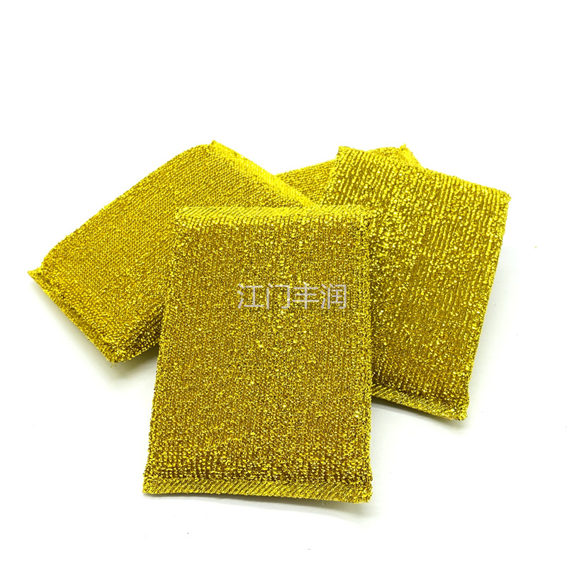 【 Quality Thickened 】 Washing King Double-sided sponge, kitchen cleaning, scouring pad, dishcloth, pot brush, household pic 4