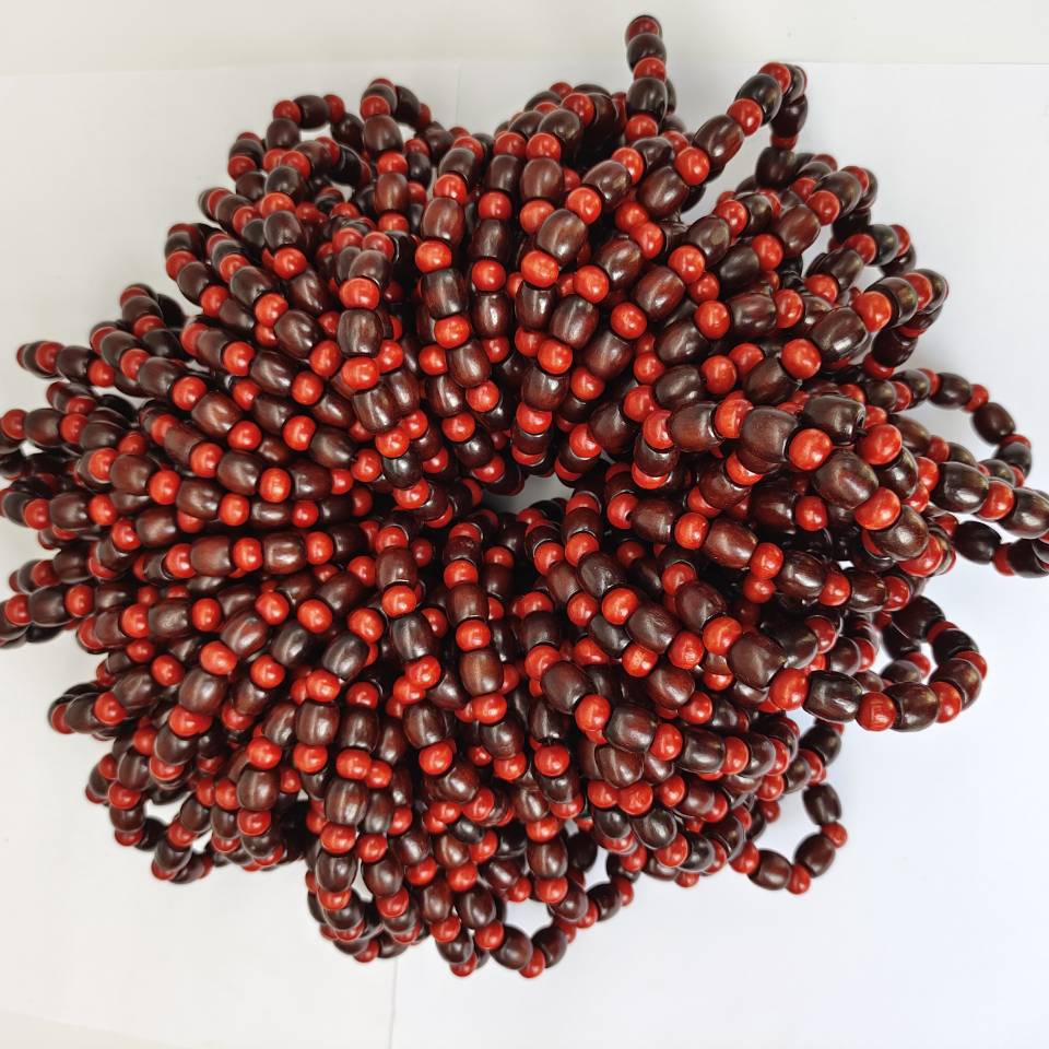 New colored beaded wood bracelet, wooden bracelet accessory, jewelry, exquisite bracelet, one-yuan and two-yuan small gift pic 3