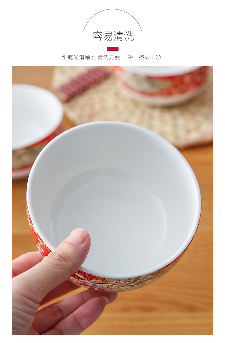 Japanese-style ceramic bowl and chopstick sets, bowl gift boxes, company opening event sales gifts, practical bowls, and small gifts given away pic 8