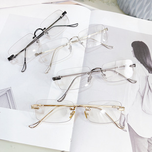 防蓝光平光镜68087金属眼镜框韩版个性装饰镜近视眼镜架批发详情6