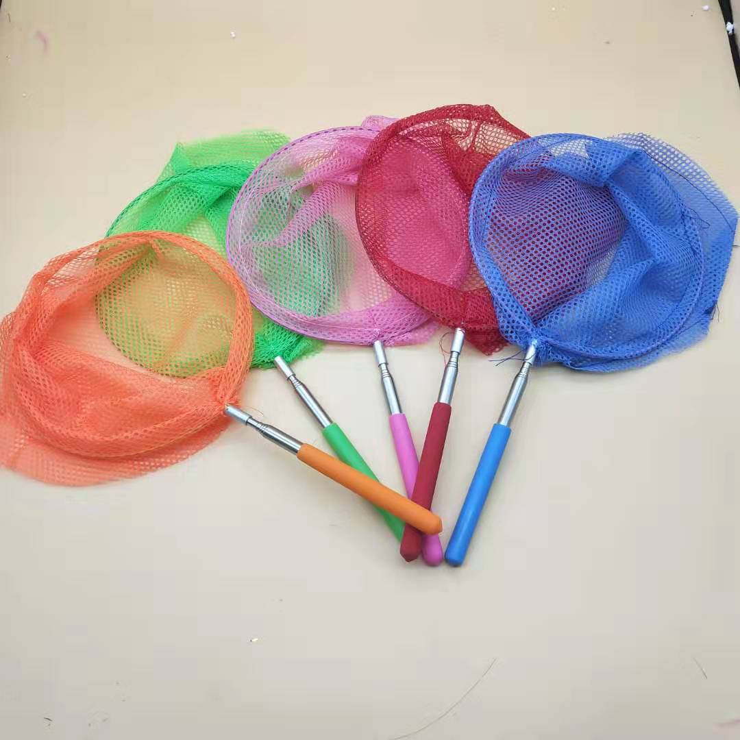 不锈钢伸缩捞渔网 儿童捕虫网蝴蝶网捞鱼网兜 伸缩网户外戏水玩具详情12