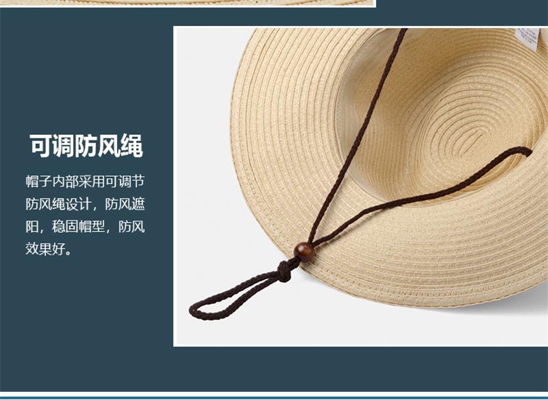 Sunshade fishing hat for men, summer foldable sun hat for men, trendy denim hat, wide-brimmed straw hat for men, outdoor sun protection hat pic 15