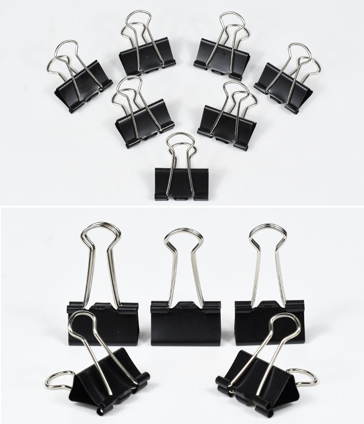 Weibo long-tail clip, metal dovetail clip, fixed ticket clip, multi-functional office, student document and book iron clip pic 7