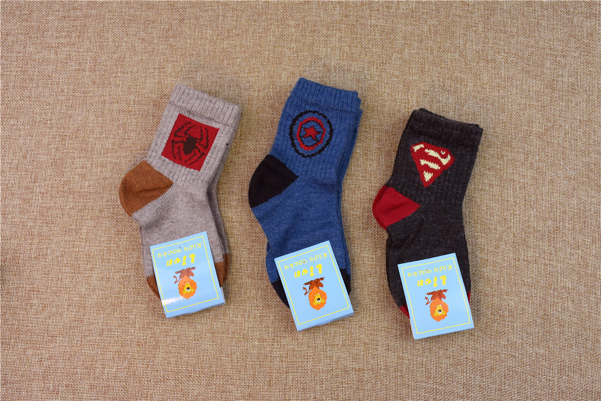 儿童羊绒袜 秋冬男女童保暖收口运动风儿童袜 冬季宝宝袜子详情4