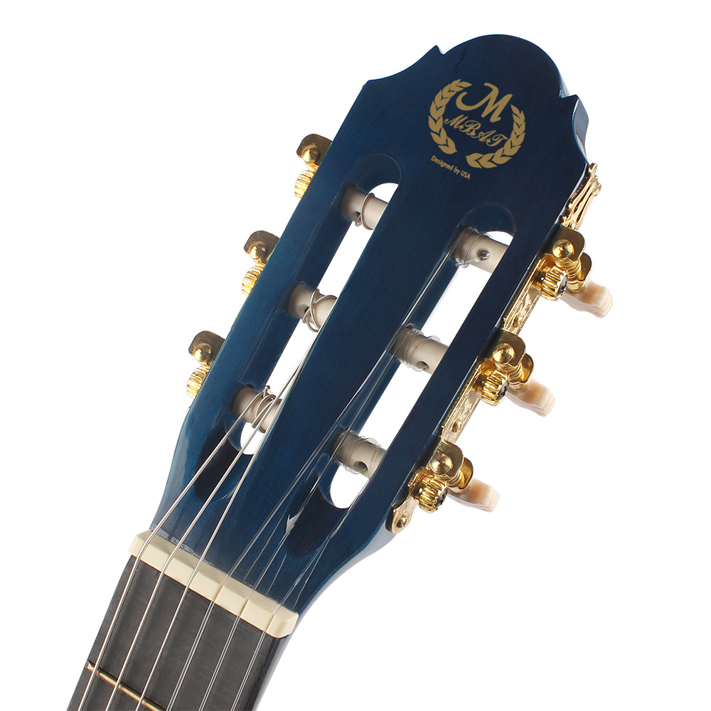 38寸古典吉他成人初学木吉他圆角吉他椴木包边外贸批发guitar乐器详情18