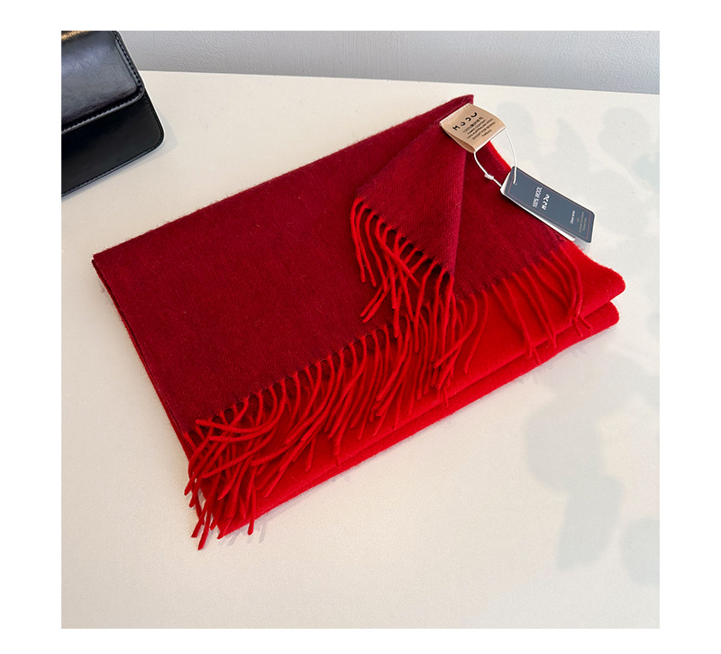 2023流苏拼色羊毛围巾双面披肩两用情侣外搭保暖围脖冬详情22