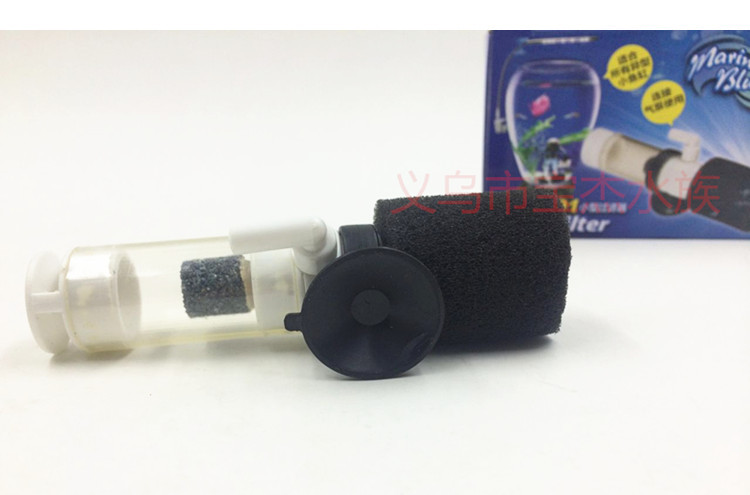 Small fish tank aquarium Mini small water fairy reverse air lift pneumatic filter oxygenator Mini filter pic 7