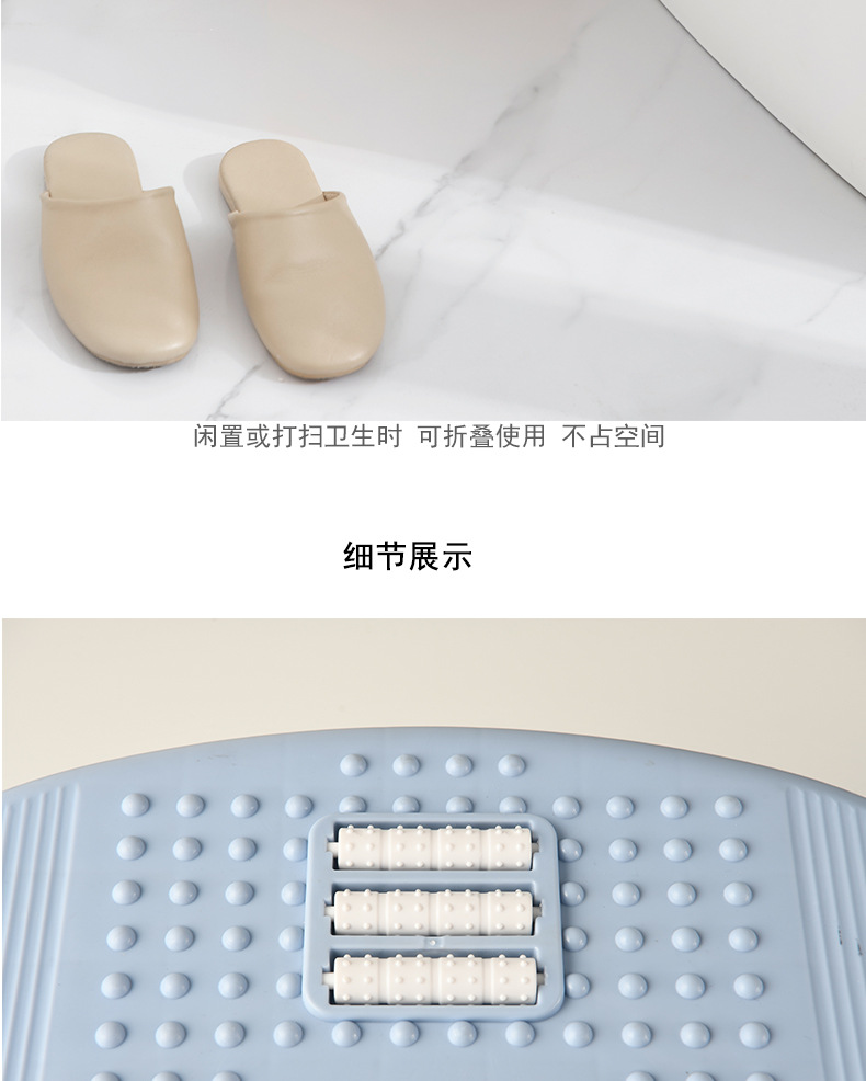 Household folding toilet footrest, children and adults, toilet seat stool, footrest, plastic thickened anti-slip footrest pic 11