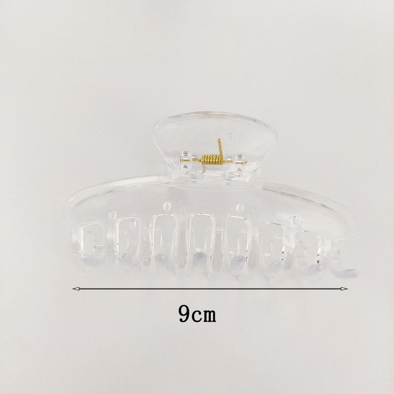 热门发夹各样式透明抓夹大号流行发卡创意 DIY百搭发饰鲨鱼夹批发详情23