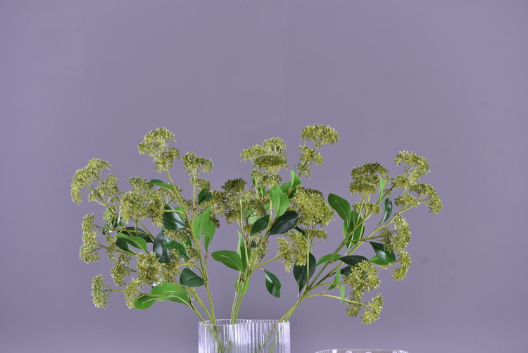 Artificial flower bouquets, flower arrangements, green plants, Dingding grass, artificial flowers, living room ornaments, decorative items, plastic flowers, photography props, silk flowers, artificial plants pic 8