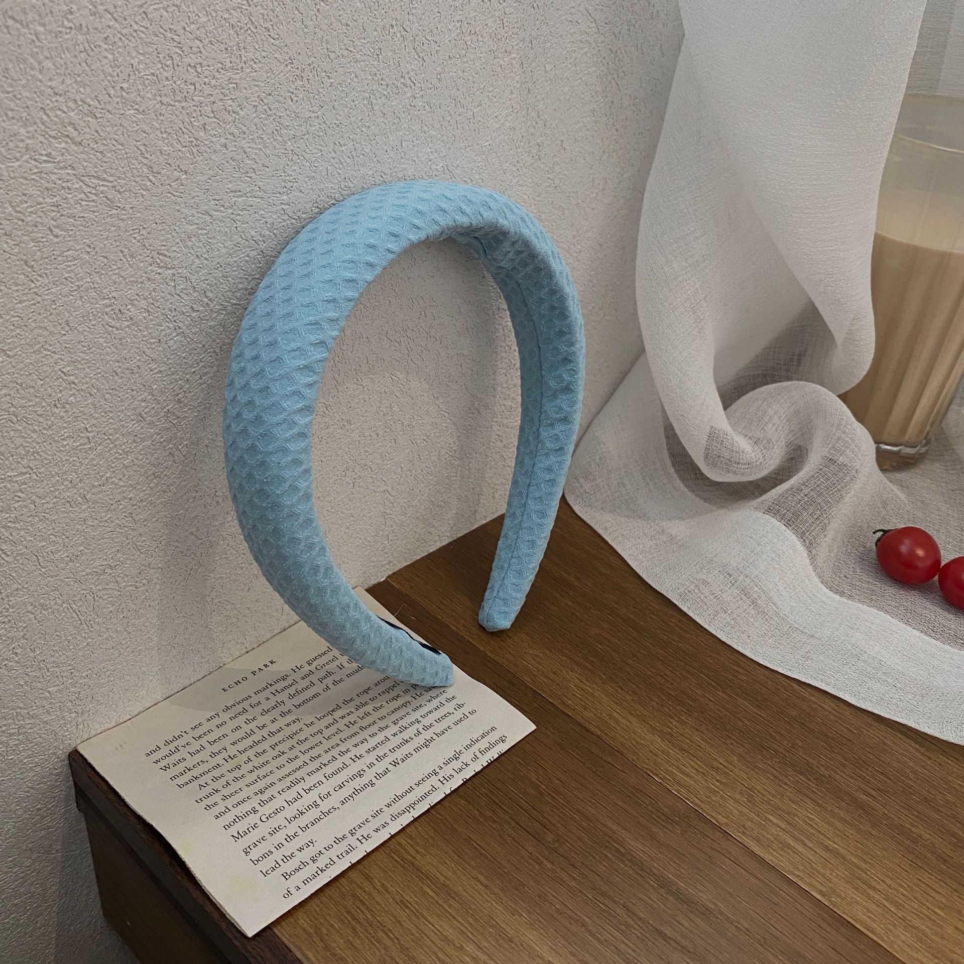 Colorful high skull top sponge hair band for women, versatile for going out, high-end hair clip headwear, face wash hair tie, summer headband pic 27