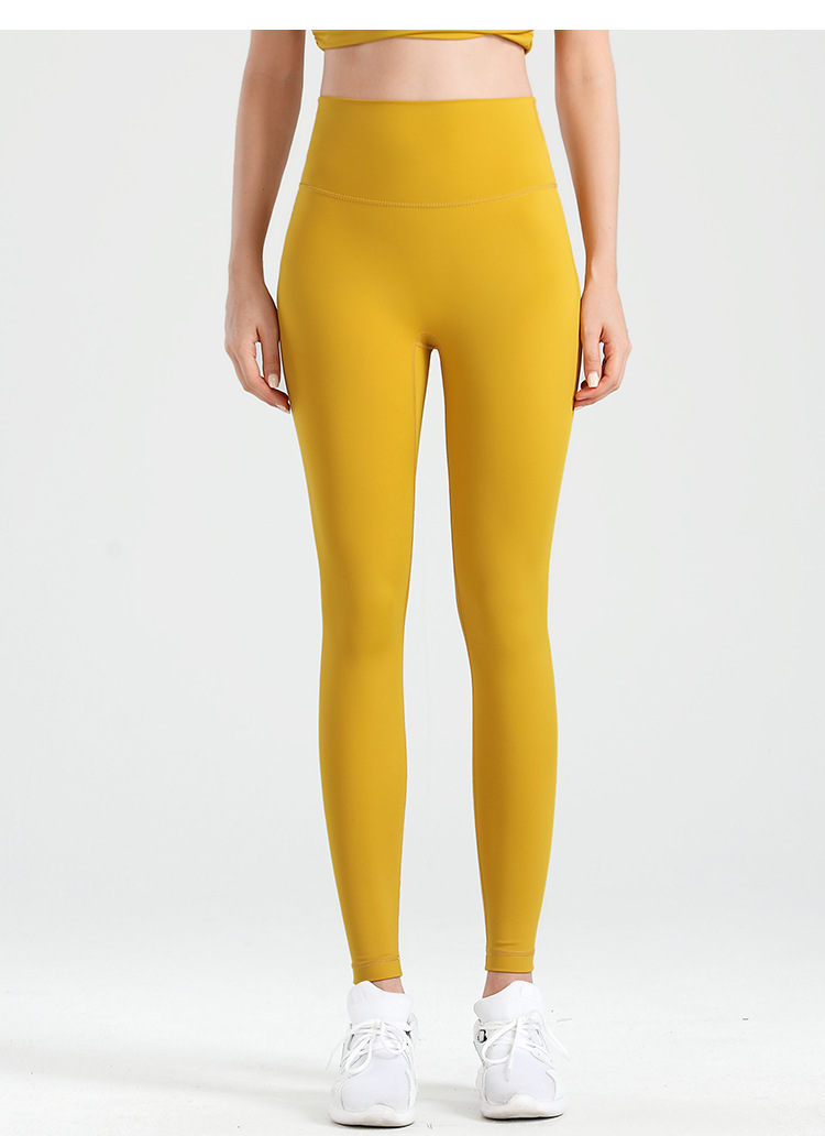 Yoga pants for women: High-waisted, hip-lifting, elastic compression, nude feel, tight-fitting sports pants, quick-drying running training, and outerwear fitness pants pic 66