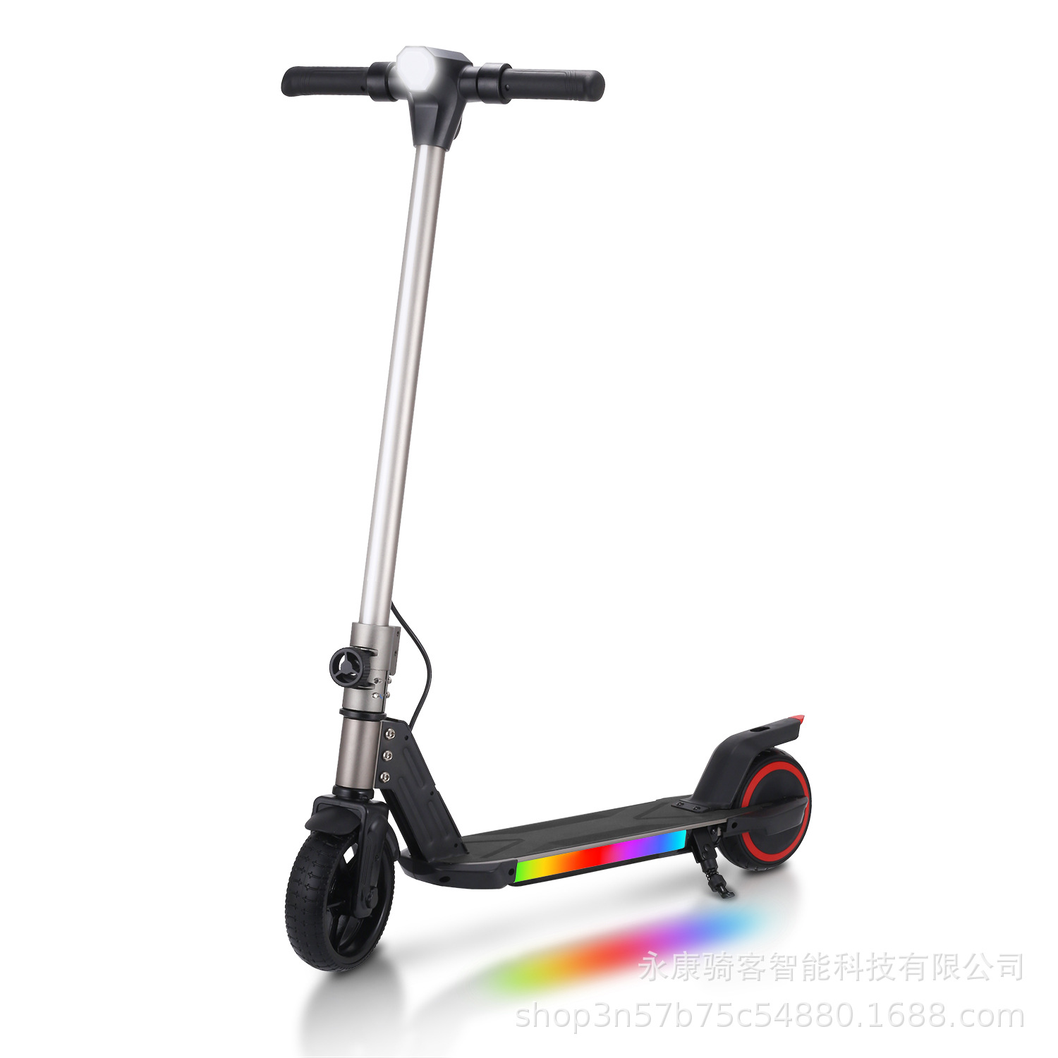 儿童电动滑板车可折叠滑行车一键启动代步车详情7