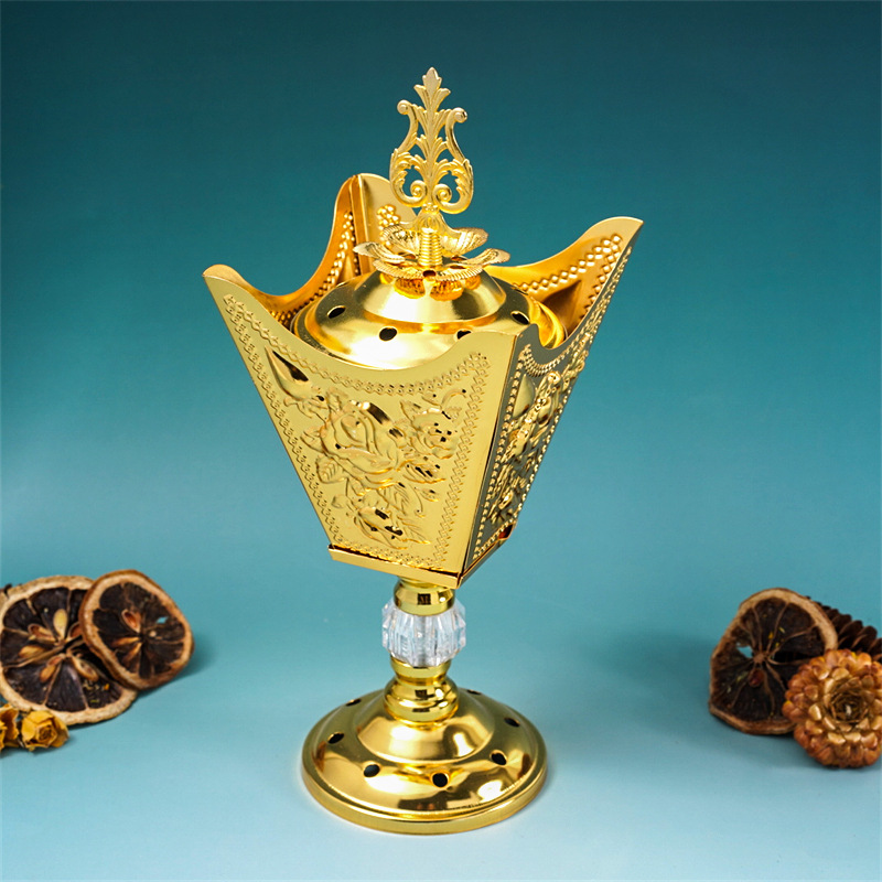 跨境阿拉伯香炉 中东工艺品碳炉迪拜香薰炉家居摆件incense burne详情6