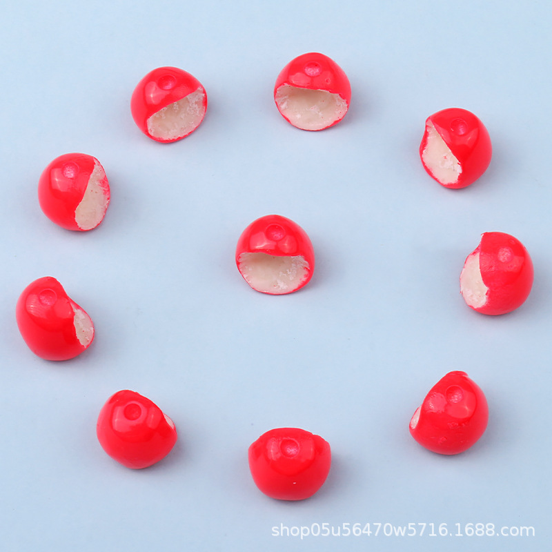 Factory direct sales of new resin half apple earrings, bracelets, hairpins, pendants, DIY jewelry and small accessories wholesale pic 5