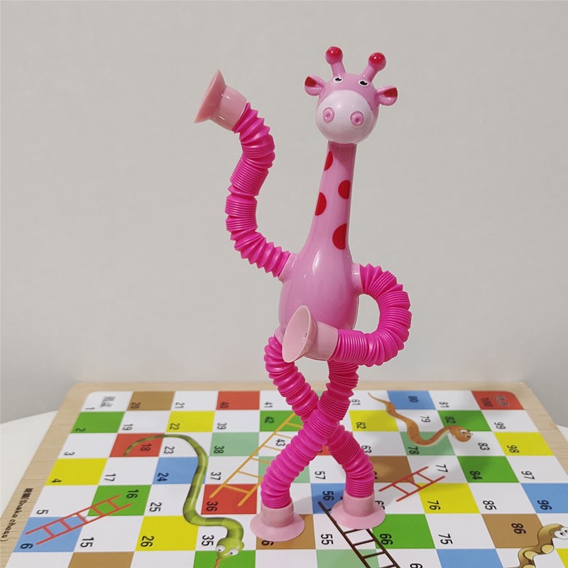 抖音同款长颈鹿拉伸管网红拉拉管伸缩管跨境爆款儿童礼物解压玩具详情11