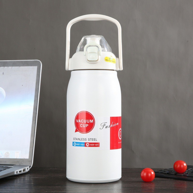 新款316不锈钢大容量保温壶双层真空便携式户外旅行带吸管保温杯详情13