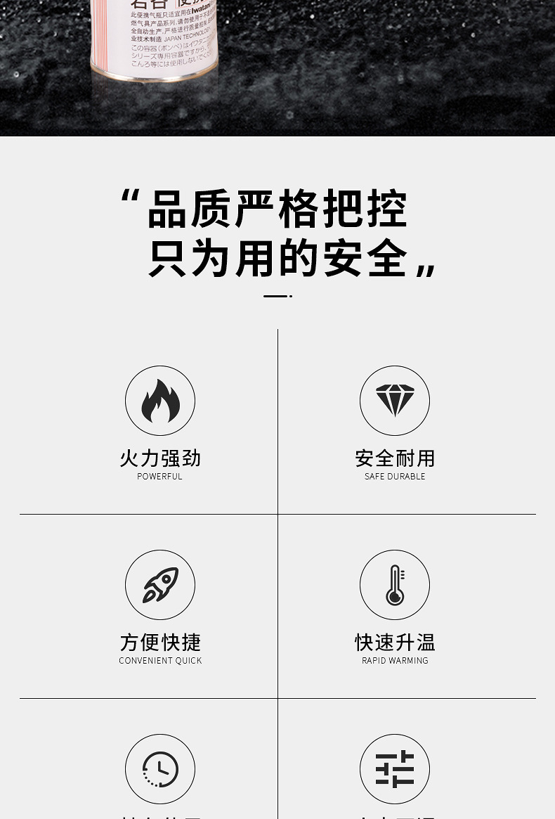 火器喷枪户外卡式喷火器可倒置便携厨房防风高温烘焙烧烤点火器详情2