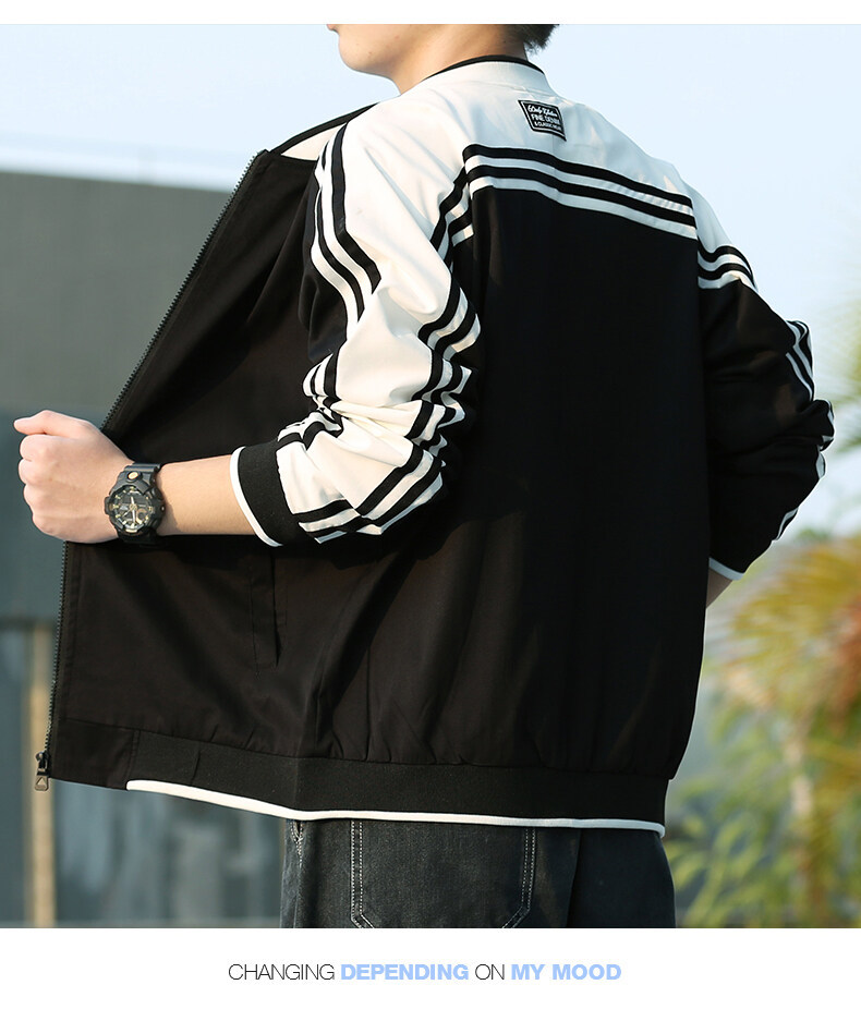 A loose, casual and sporty jacket with a hat for men, versatile for teenagers, the new autumn 2022 workwear jacket for men pic 9