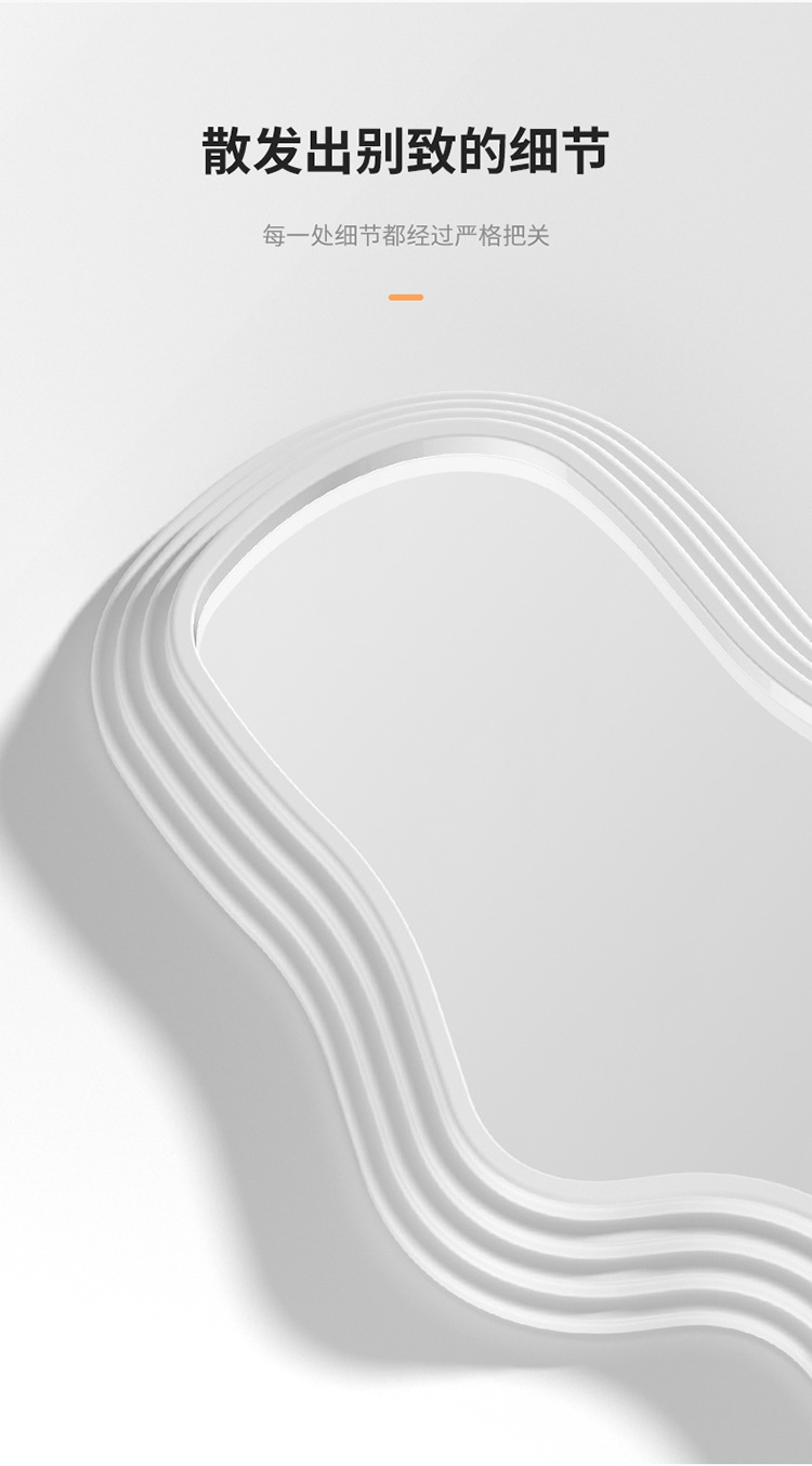 云朵异形台式梳妆镜简约壁挂卫生间不规则化妆镜法式装饰镜子批发详情5