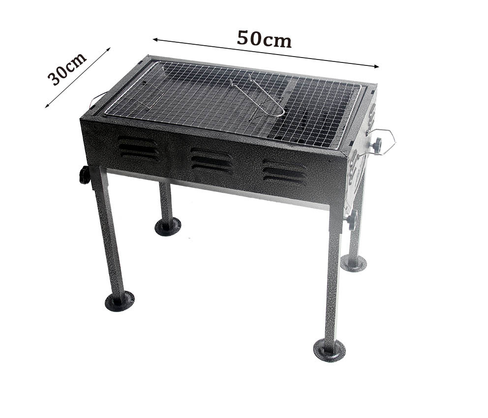 Medium-sized Japanese grill, square barbecue grill, outdoor barbecue grill pic 2