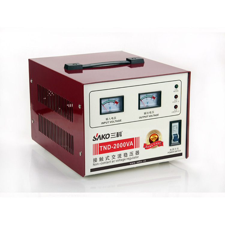 Sanke TND-2000VA 2000W single-phase high-precision medical commercial fully automatic voltage stabilizer 220V with 110V pic 3