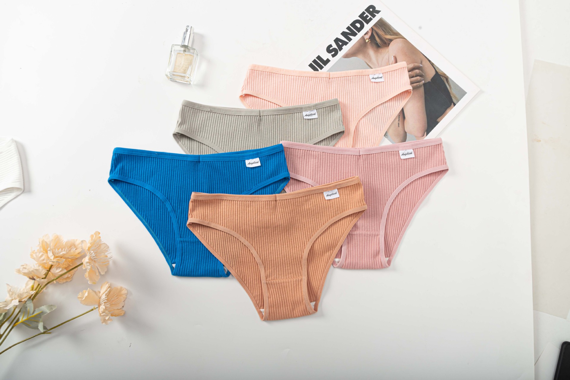 跨境欧美女士内裤中腰透气提臀女内裤高弹舒适女士三角裤批发直供详情17