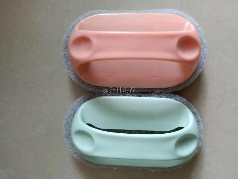 Thickened sponge brush, pot brush, bathroom handle, bathtub brush, kitchen and bathroom tile cleaning brush T pic 14