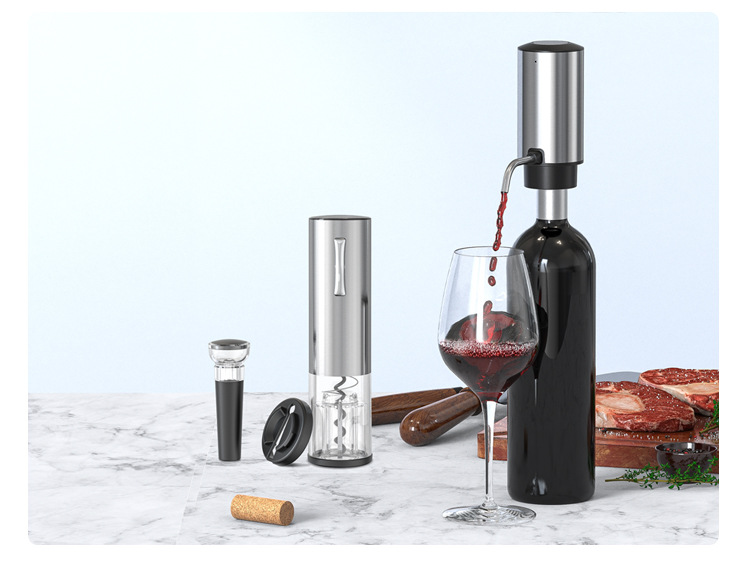 Direct sales of electric wine bottle openers made of food-grade aluminum alloy from the manufacturer pic 25
