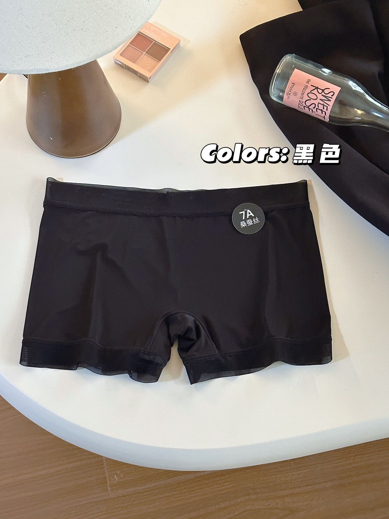 无痕冰丝面膜内裤女生夏季薄款透气速干中腰7A桑蚕丝女士平角裤详情23